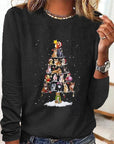 AUBREY™ | Creative Christmas T-Shirt With Animal Print