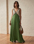 Sienna - Contrast Maxi Dress