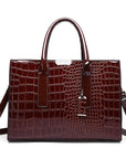 Fiorenza™ | Luxury Crocodile Pattern Tote Bag