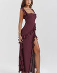 Selene - Ruffled Maxi Dress