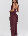 Selene - Ruffled Maxi Dress