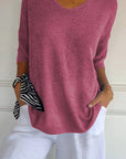 Alexa™ Knit Top with V-neck