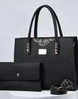 Fiorenza™ | Stitched Handbag & Purse Set