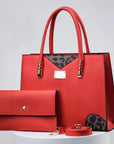 Fiorenza™ | Stitched Handbag & Purse Set