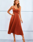 ALESSIA™ | Strapless Silk Maxi Dress