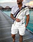 Tropicana Polo Shirt And Shorts Co-Ord