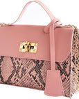 Fiorenza™ | Snakeskin Print Chain Bag