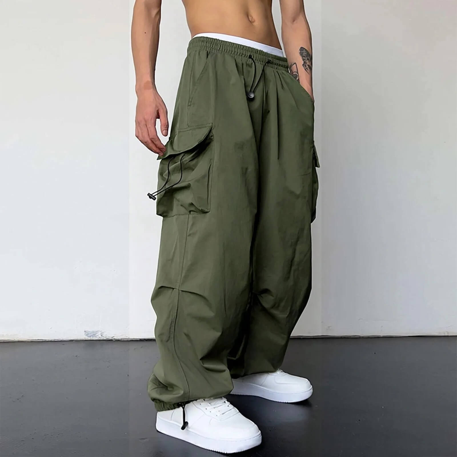 Kylian™️ | Wide Stride Cargo Joggers