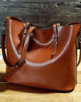 Nicole | Vintage Leather Shoulder Handbag