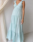 ALESSIA™ | Elegant Maxi Dress with Ruffles