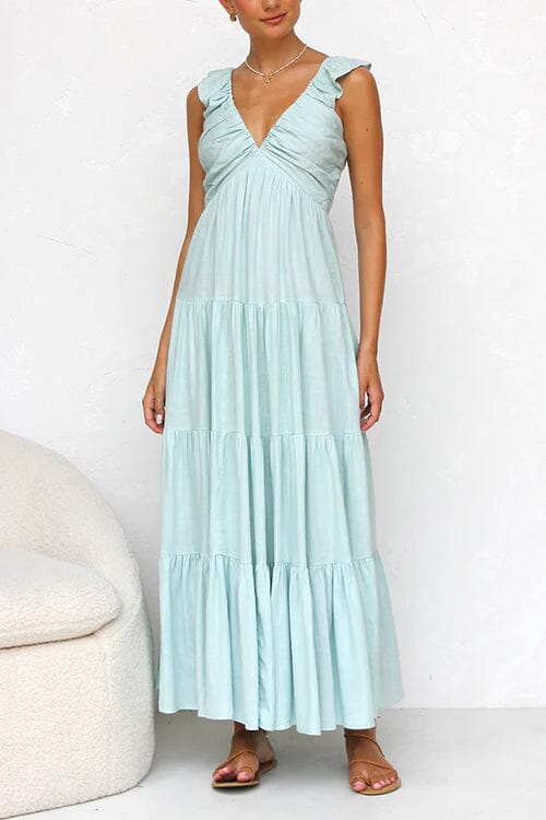 ALESSIA™ | Elegant Maxi Dress with Ruffles