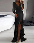 ALESSIA™ | Sexy Mesh Sequin Long Dress