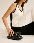 Eve | Studded Elegance Clutch