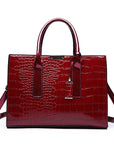 Fiorenza™ | Luxury Crocodile Pattern Tote Bag