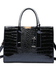 Fiorenza™ | Luxury Crocodile Pattern Tote Bag