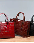 Fiorenza™ | Luxury Crocodile Pattern Tote Bag