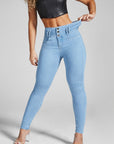 SUTTON - High-Waisted Skinny Jeans