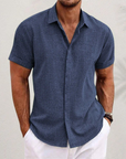 Giancarlo™ | Linen Short-Sleeved Shirt