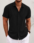 Giancarlo™ | Linen Short-Sleeved Shirt