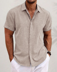 Giancarlo™ | Linen Short-Sleeved Shirt