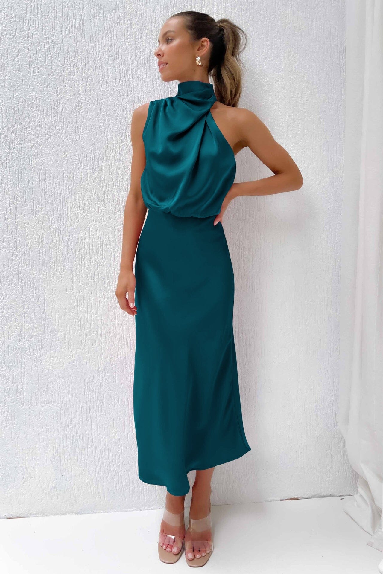 ALESSIA™ | Elegant Silk Dress