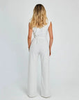 Zoe™️ | Women's Sleeveless Wide-Leg Jumpsuit