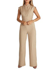 Zoe™️ | Women's Sleeveless Wide-Leg Jumpsuit