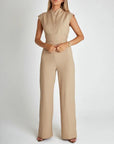 Zoe™️ | Women's Sleeveless Wide-Leg Jumpsuit