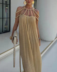 Leanna™ Linen-Blend Rope Dress