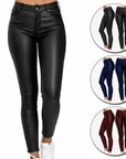 ZAYA - Faux Leather Stretch Pants