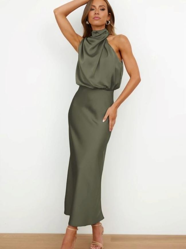 ALESSIA™ | Elegant Silk Dress