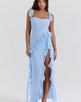 Selene - Ruffled Maxi Dress