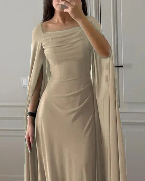 ALESSIA™ | Elegant Long Sleeve Lapel Dress