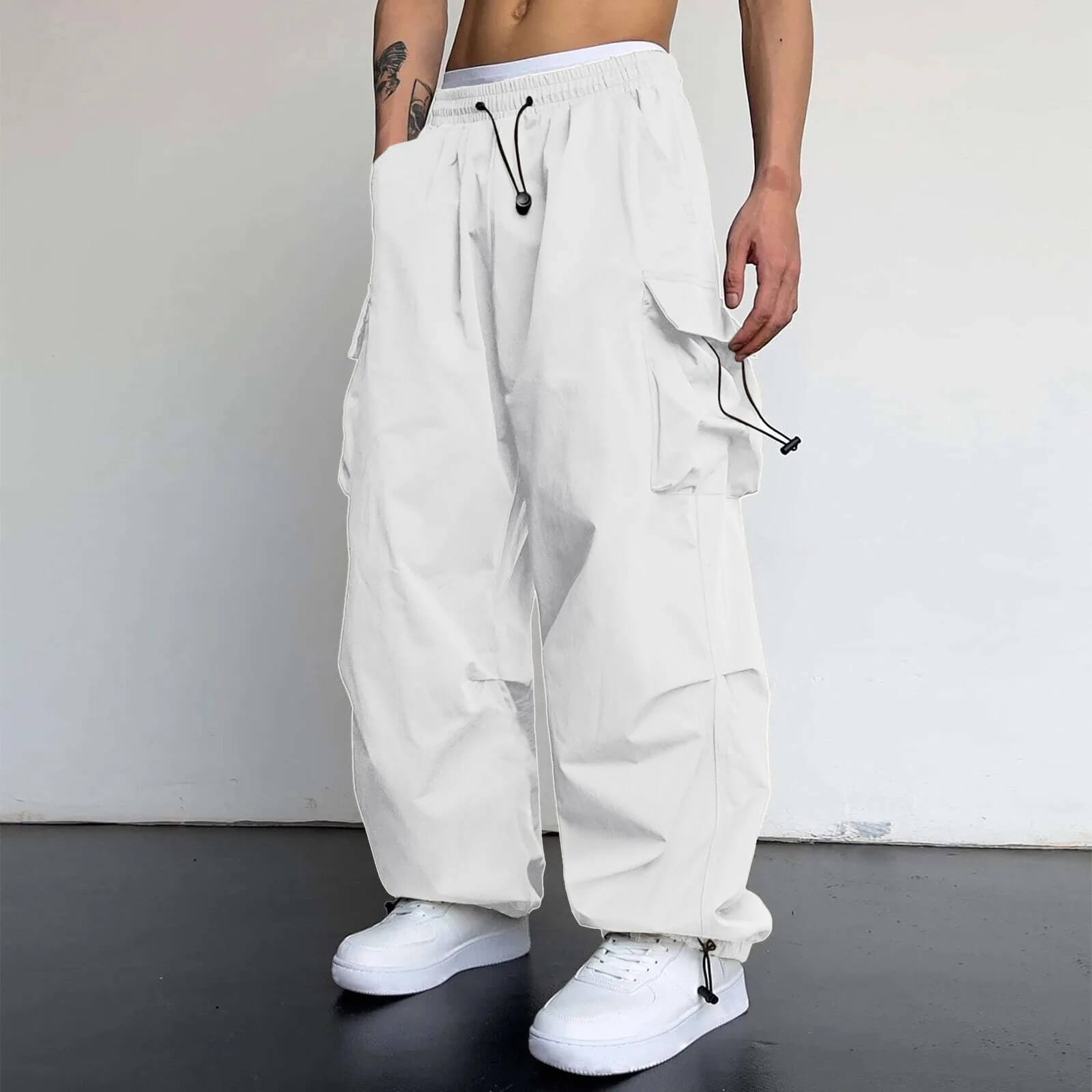 Kylian™️ | Wide Stride Cargo Joggers