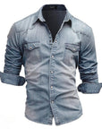 Giancarlo™ | Retro Denim Shirt