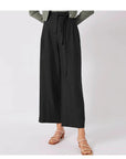 JETTA - Linen Wide-Leg Trousers