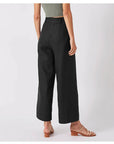 JETTA - Linen Wide-Leg Trousers