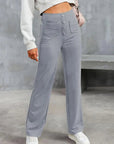 SKIBLE- Comfy High-Waist Wide Leg Stretch Trousers