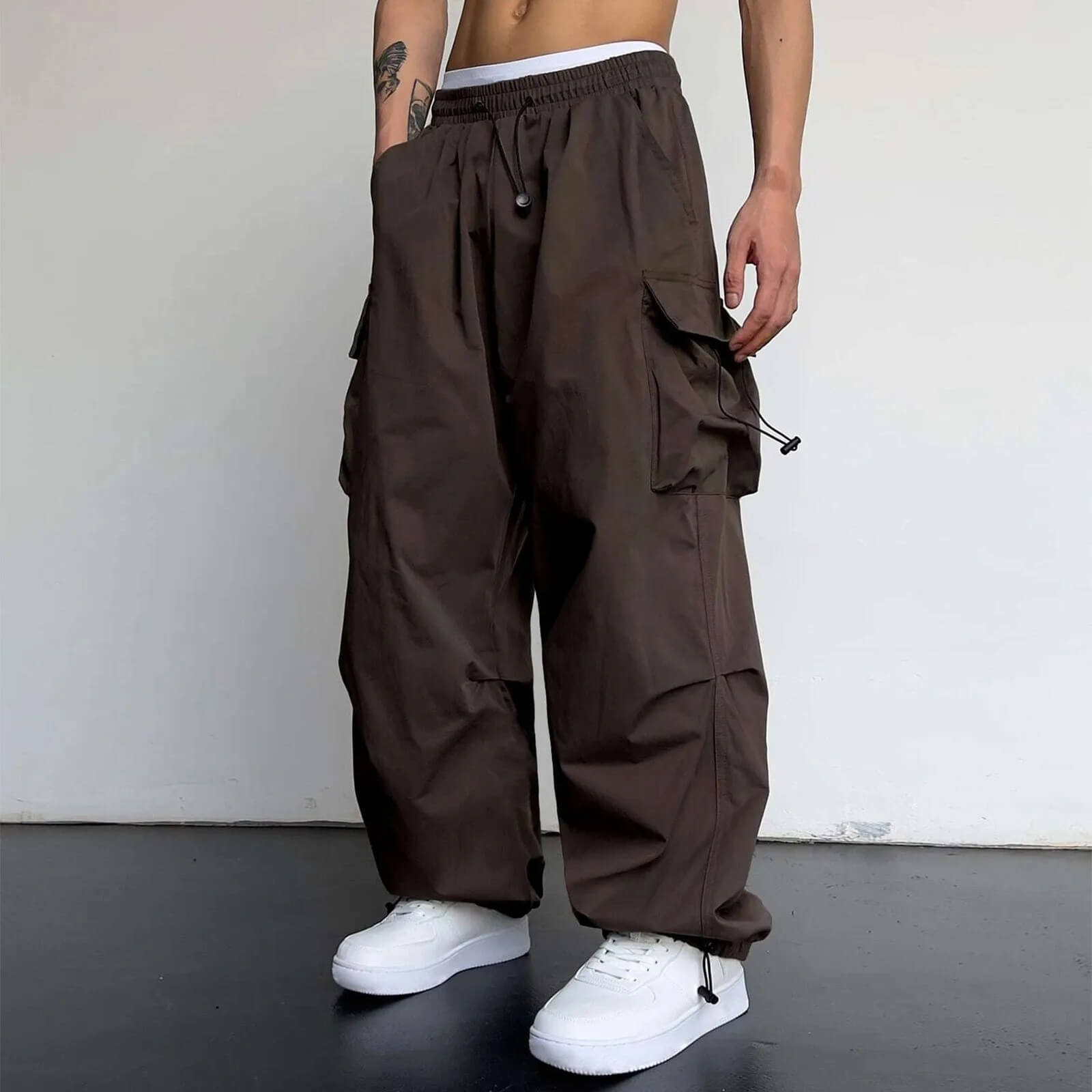 Kylian™️ | Wide Stride Cargo Joggers