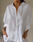 Giulianen™ - Elegant Linen Blouse