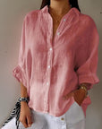 Giulianen™ - Elegant Linen Blouse